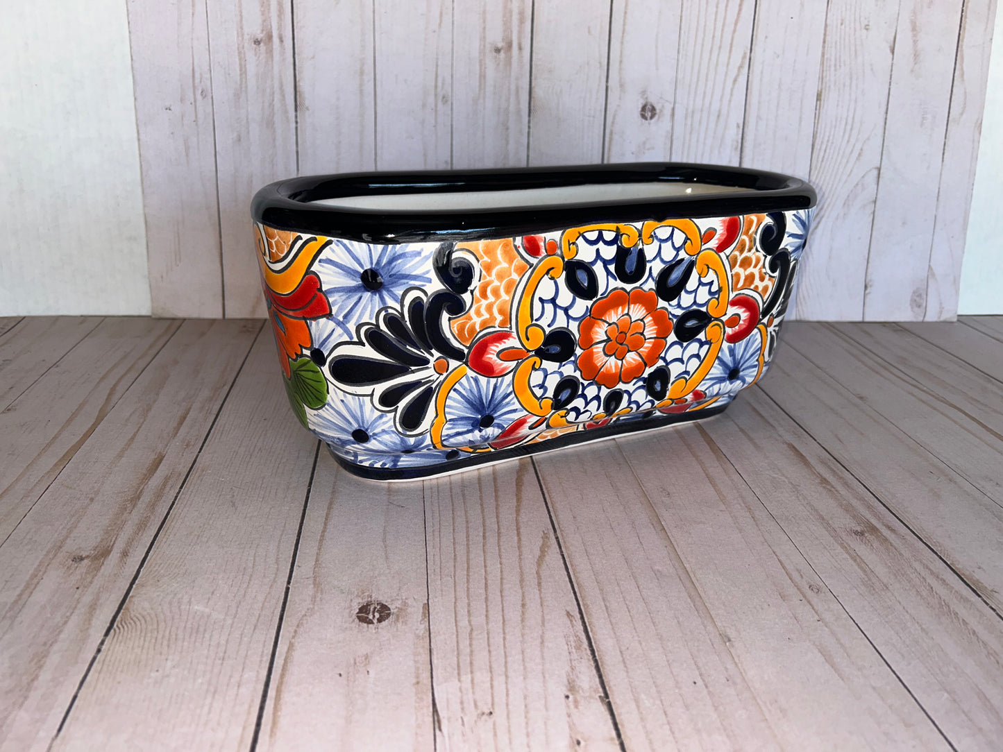 Oval Floor Planters