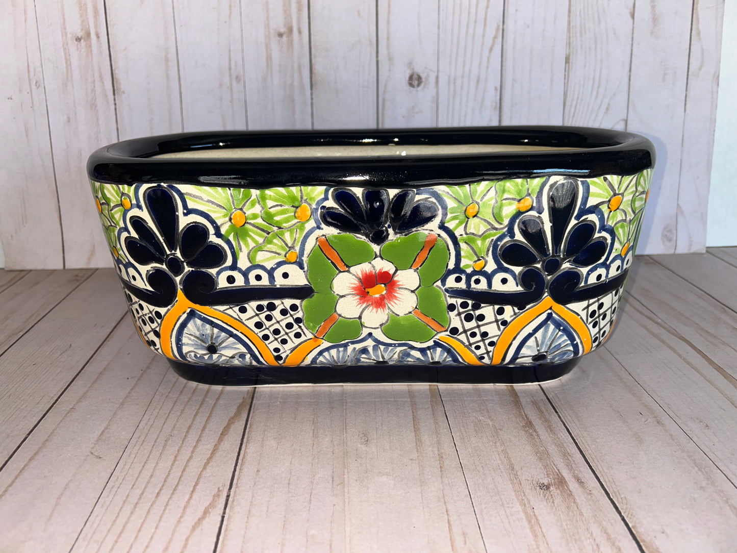 Oval Floor Planters