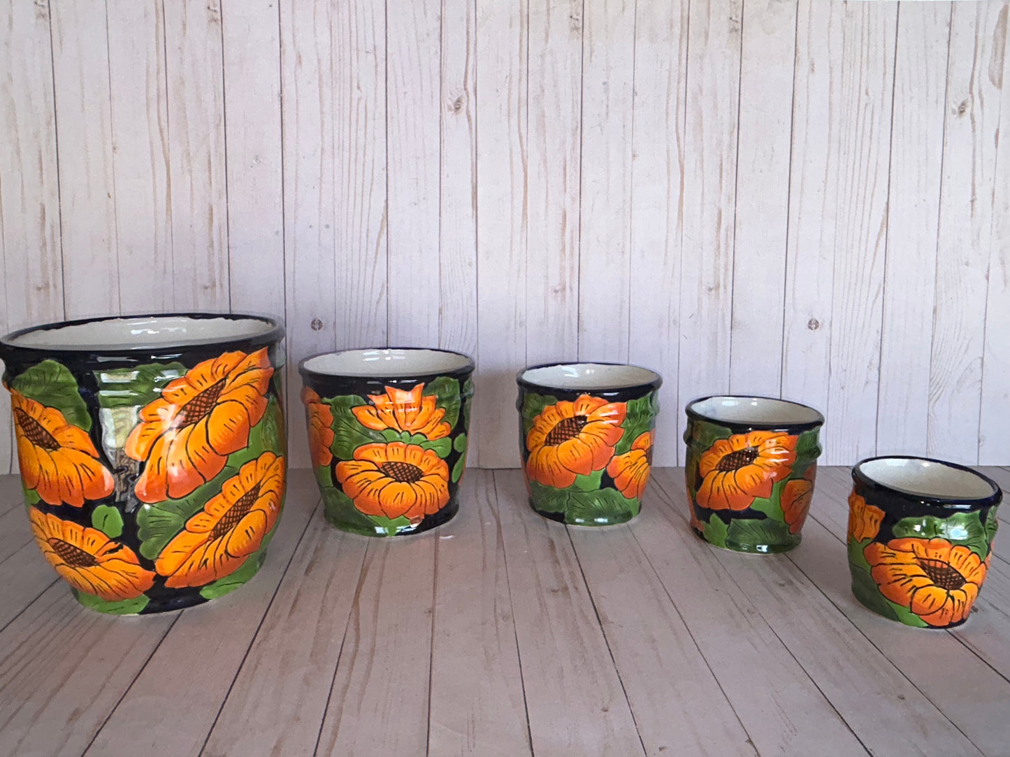 Small Talavera Cylinders Planters – Selling by single piece