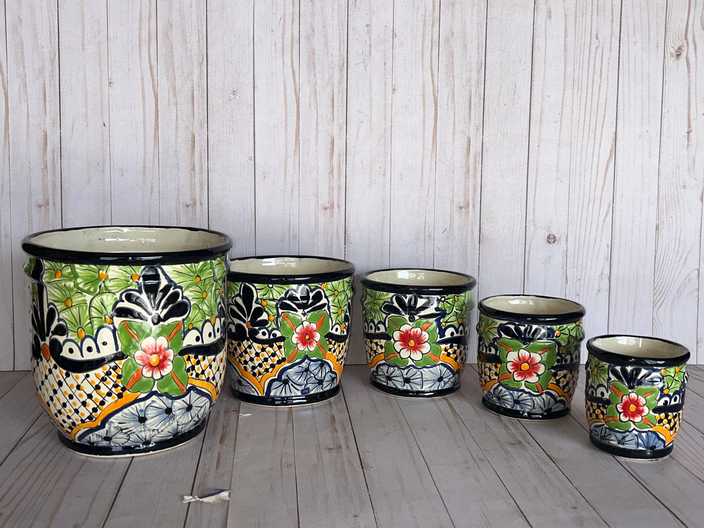 Small Talavera Cylinders Planters – Selling by single piece