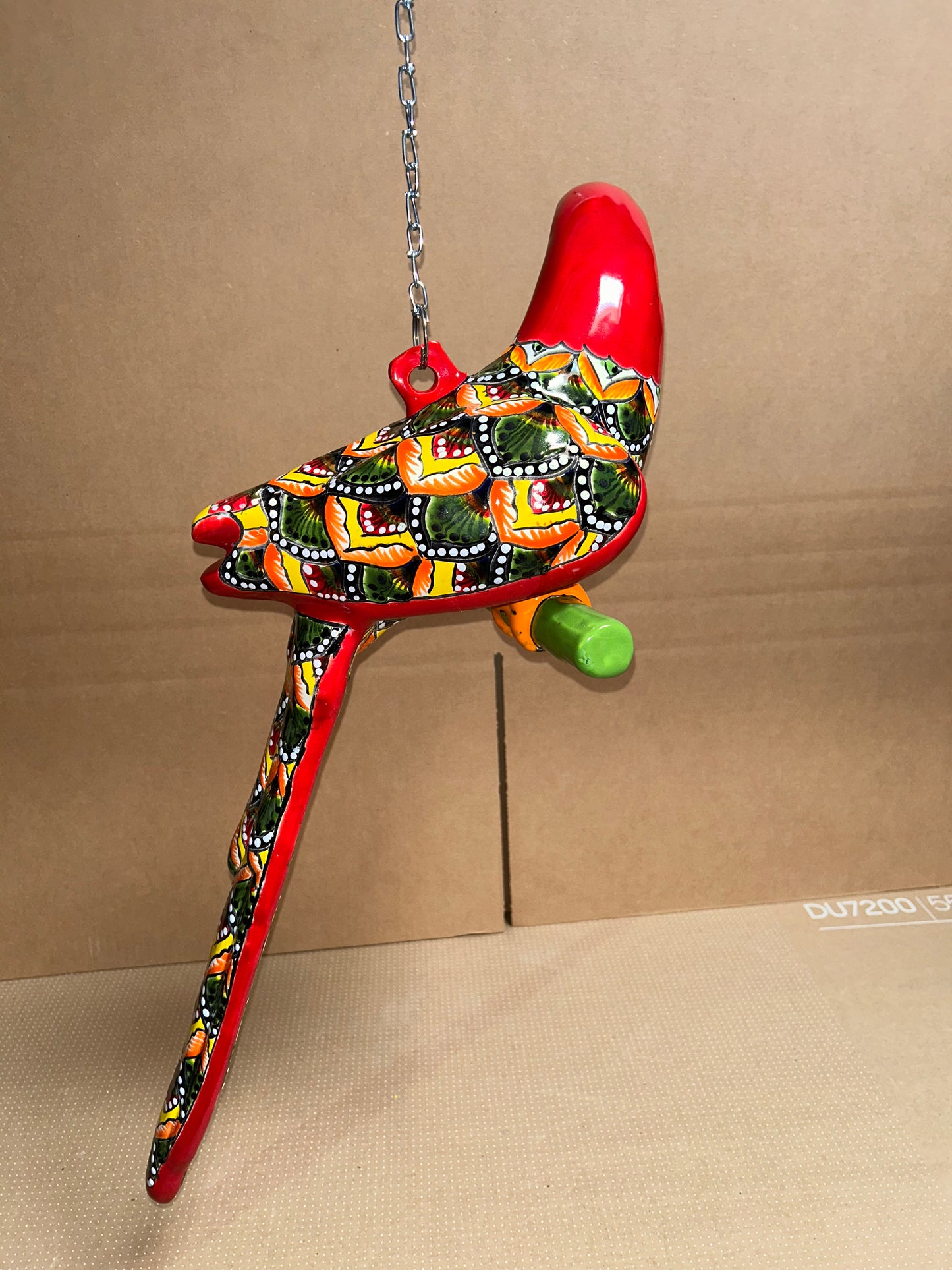 Beautiful Hanging Parrot Red&Green Peacock