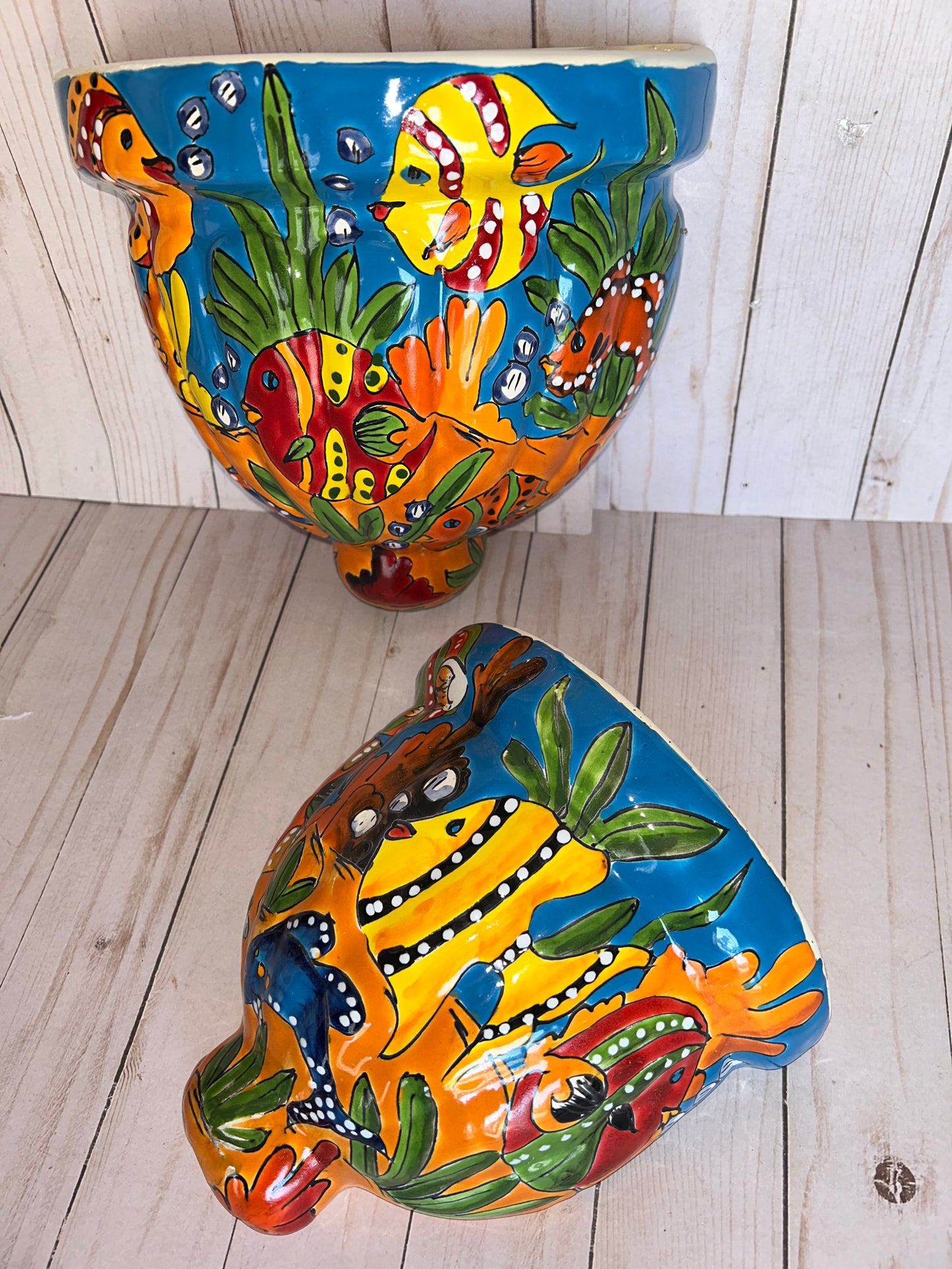 WALL PLANTERS CONE SHAPE CHOOSE SIZE AND COLOR