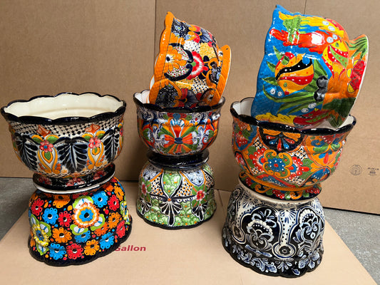 Talavera Short Planter Cups
