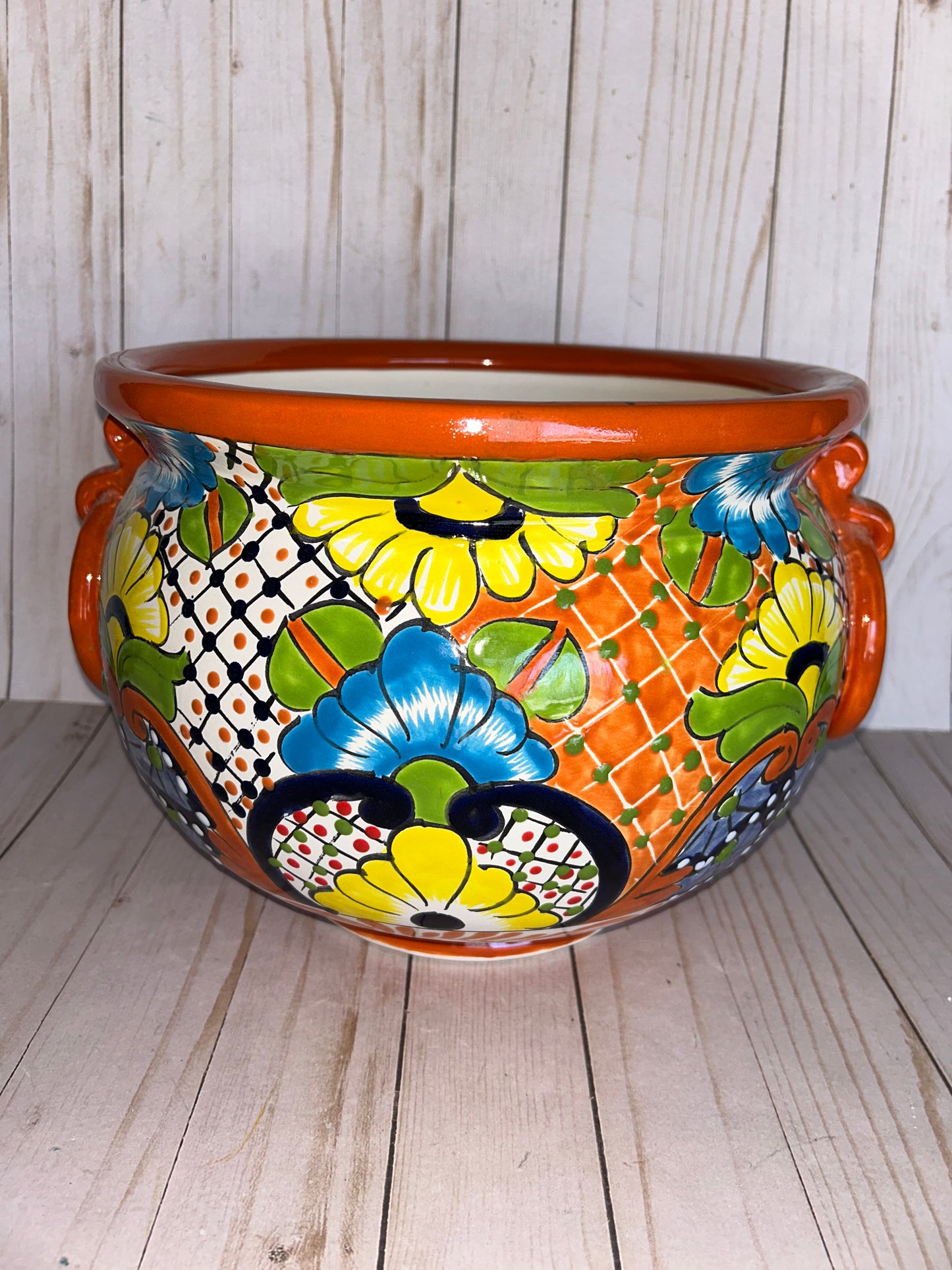 Variety Talavera Ring Flower Planters Choose size and Color