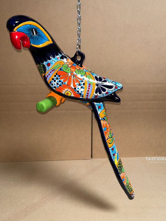 Beautiful Hanging Parrot Classic Puebla Pattern