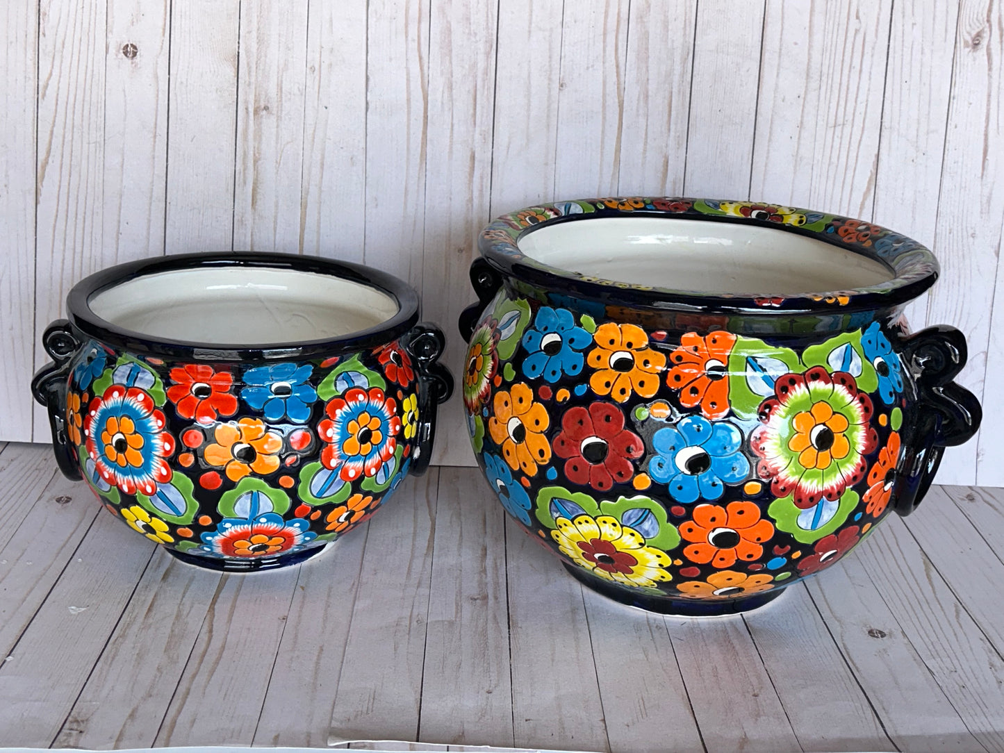 Variety Talavera Ring Flower Planters Choose size and Color