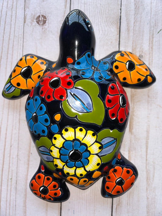 Talavera Turtle Harmony Small Wall Plaque