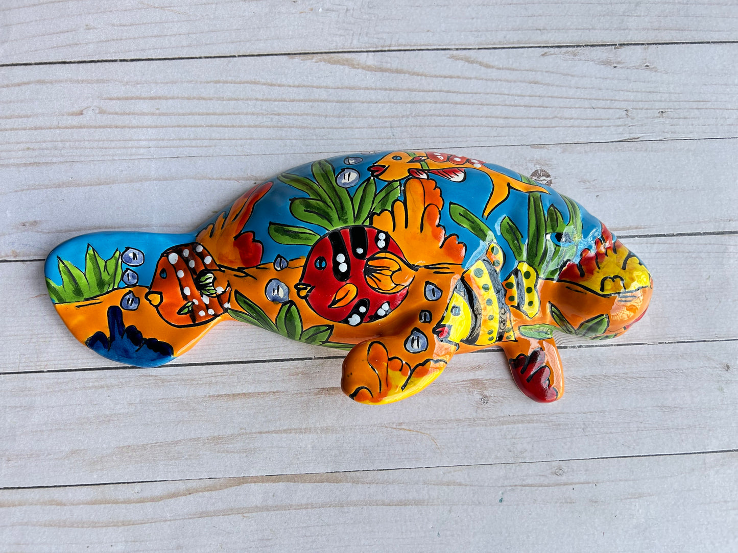 Hanging Talavera Manatees