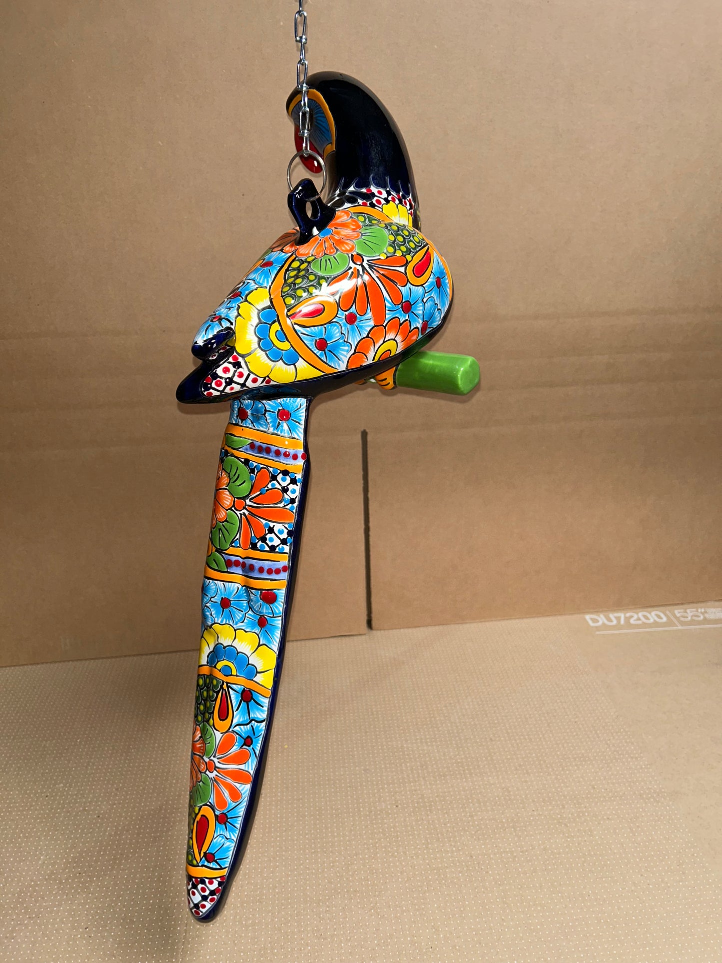 Beautiful Hanging Parrot Classic Puebla Pattern