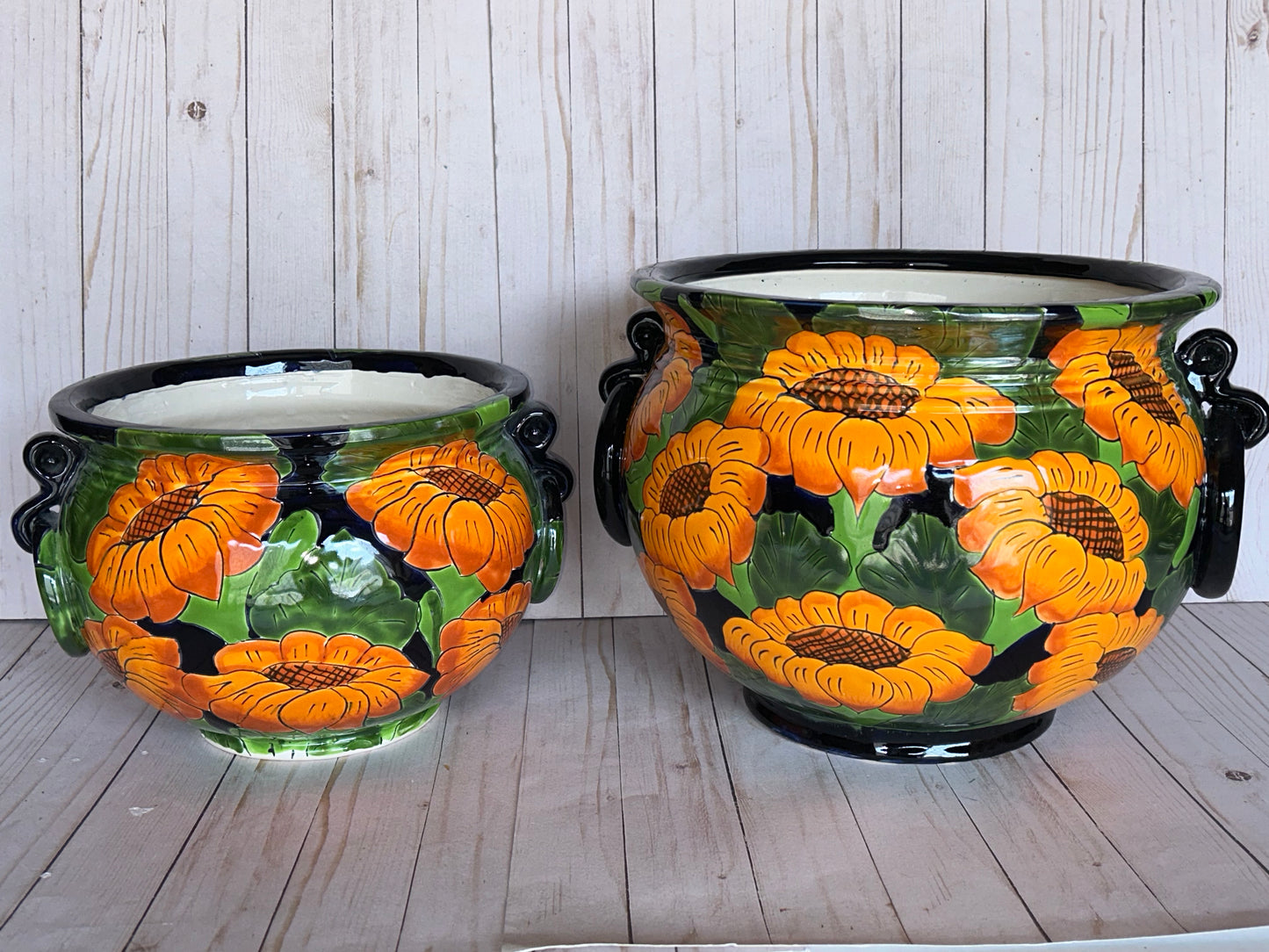 Variety Talavera Ring Flower Planters Choose size and Color