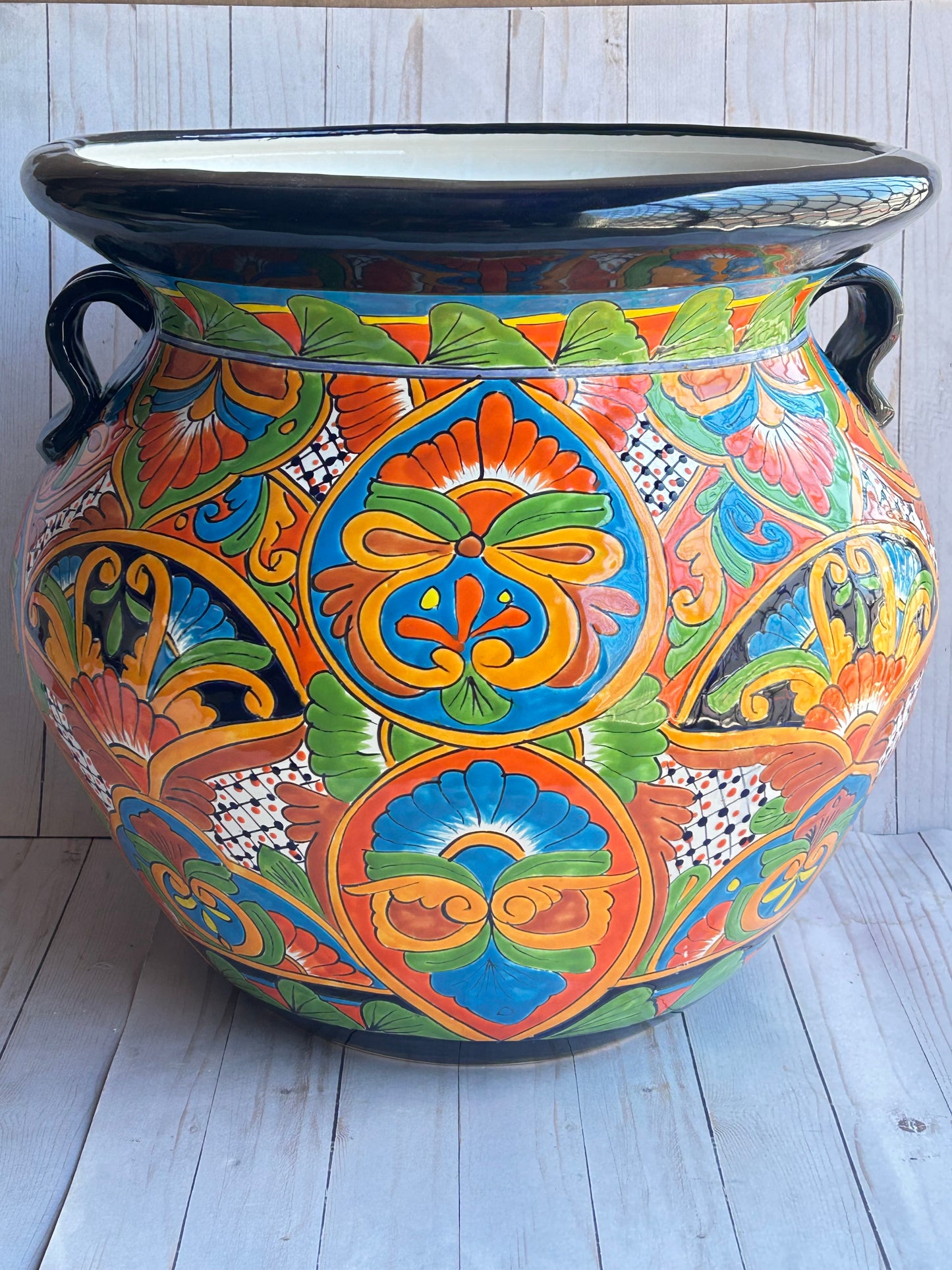 Extra Large Talavera Michoacanas Pots 20β H x 21β W