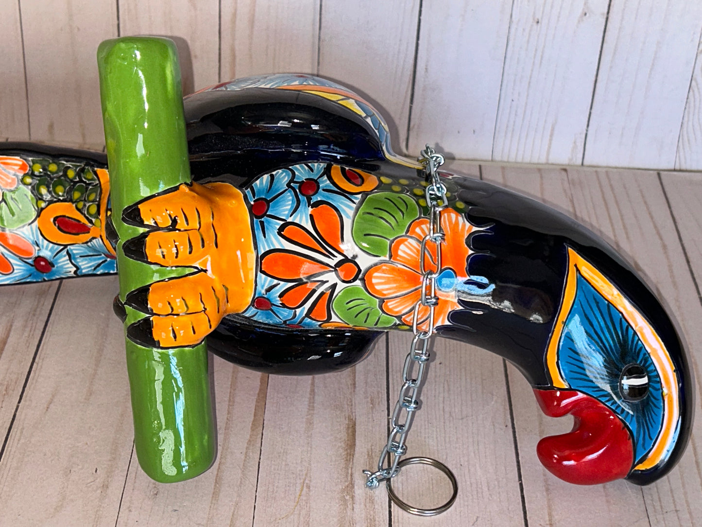 Beautiful Hanging Parrot Classic Puebla Pattern