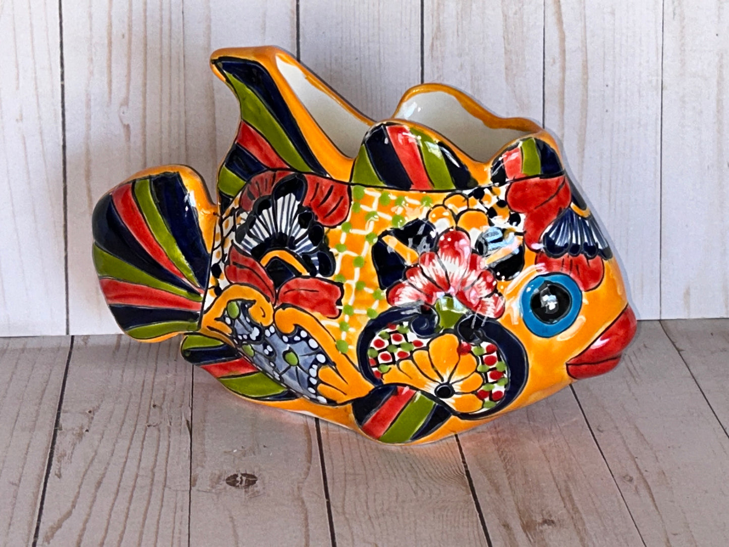 Small Fish Talavera Planters