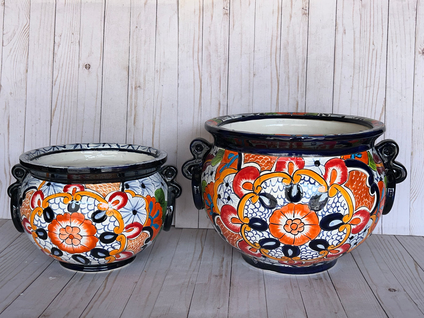 Variety Talavera Ring Flower Planters Choose size and Color