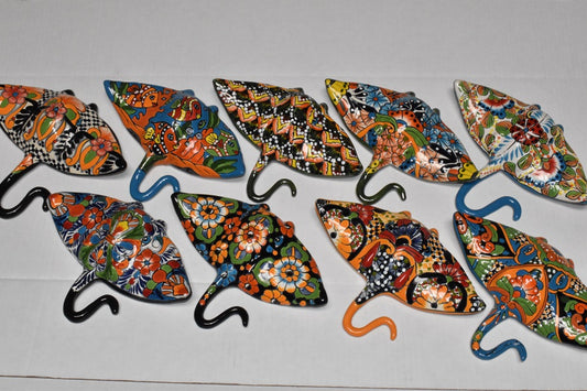 Collection of Ceramic Sculptures Hanging Manta Ray