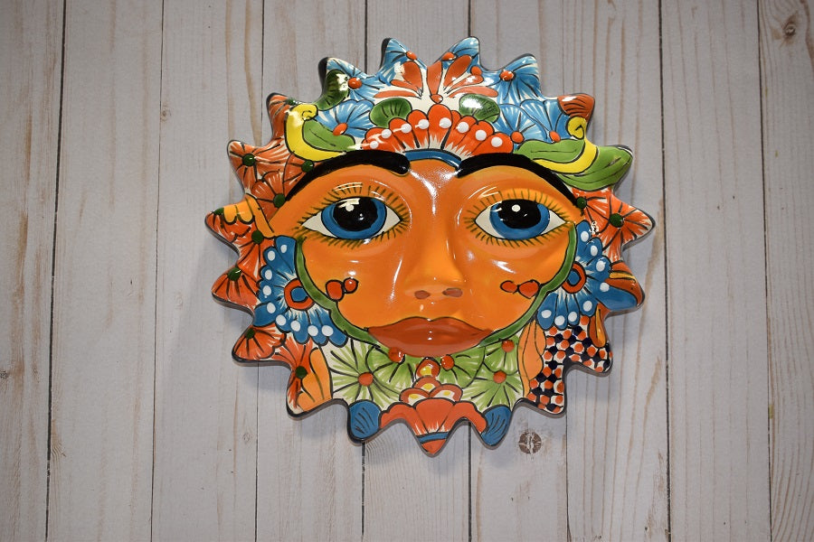 Talavera Hanging Plaque Suns