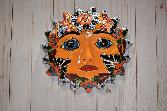 Talavera Hanging Plaque Suns