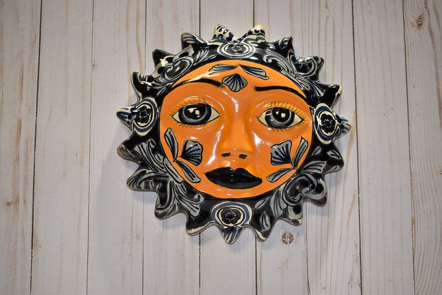 Talavera Hanging Plaque Suns