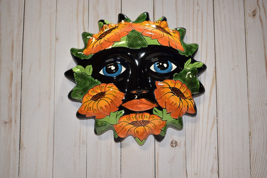 Talavera Hanging Plaque Suns