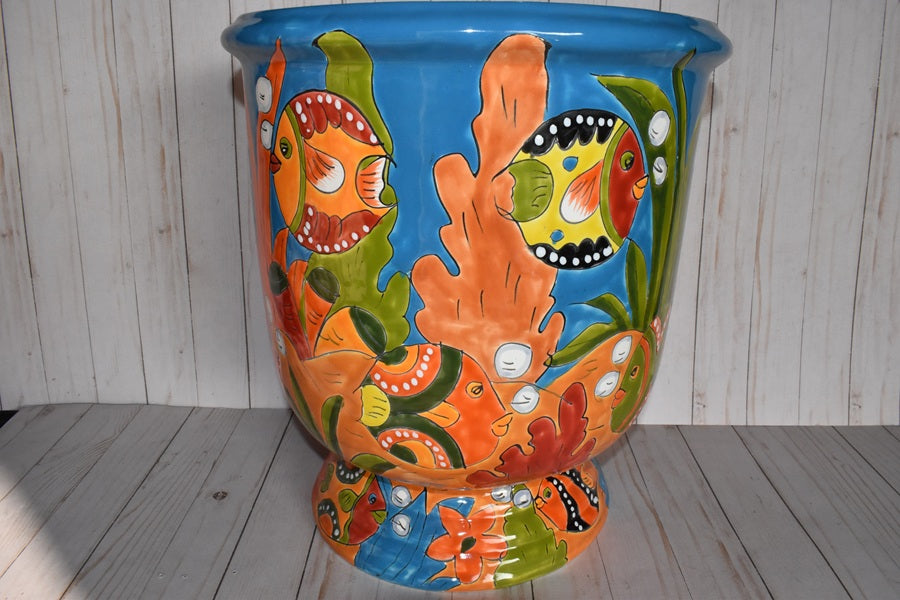 TALL 17.25"TALAVERA PLANTER CUPS