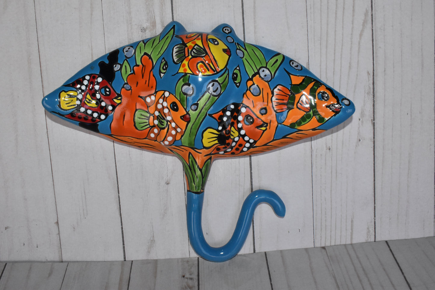 Collection of Ceramic Sculptures Hanging Manta Ray