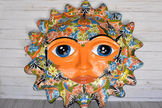 Huge Extra Large 27" Length Hanging Talavera Sun's