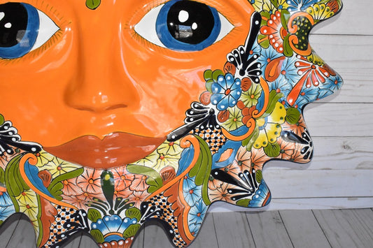 Huge Extra Large 27" Length Hanging Talavera Sun's