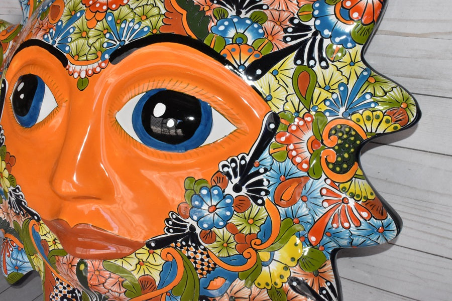 Huge Extra Large 27" Length Hanging Talavera Sun's