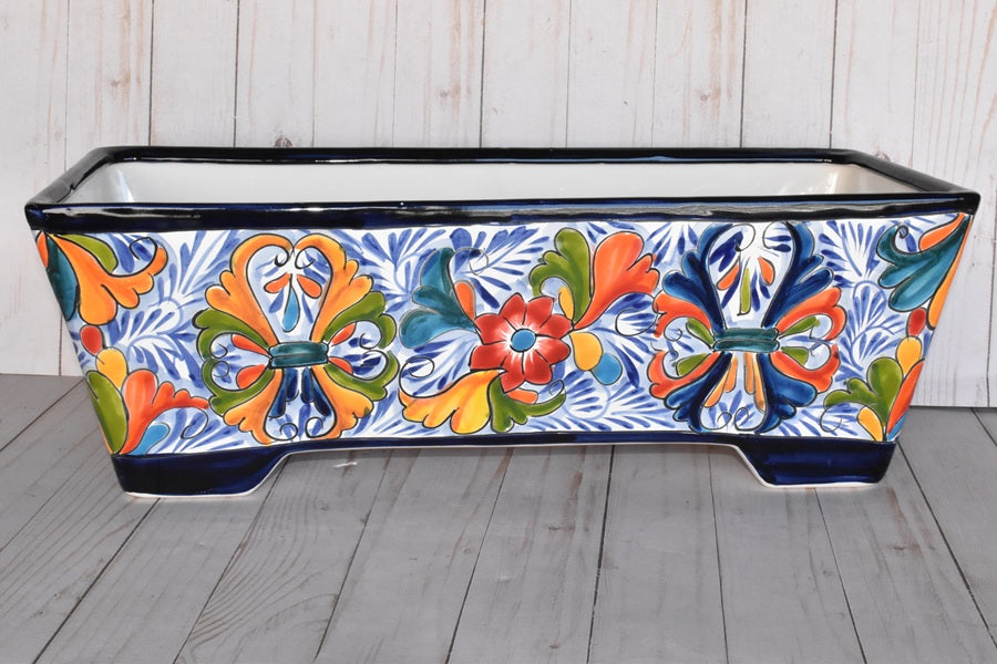 Rectangular Window Talavera Boxes