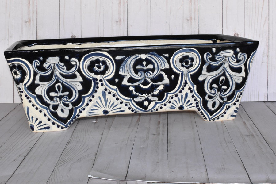 Rectangular Window Talavera Boxes
