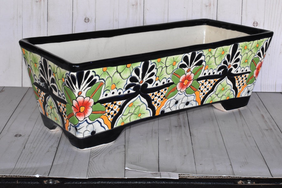 Rectangular Window Talavera Boxes