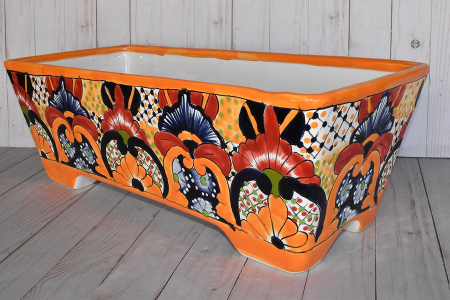 Rectangular Window Talavera Boxes
