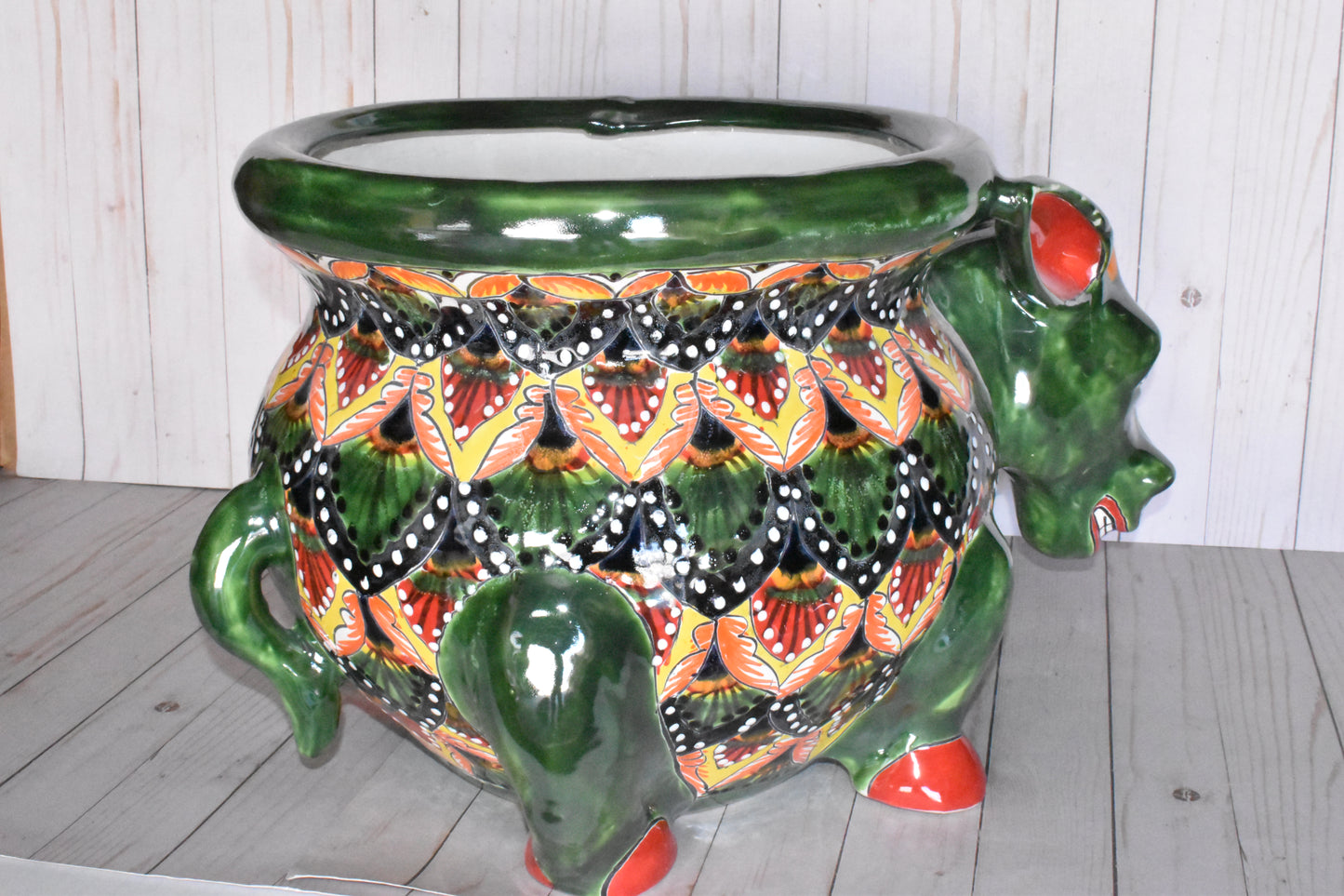 Extra Large Michoacana Planter Talavera Donkeys