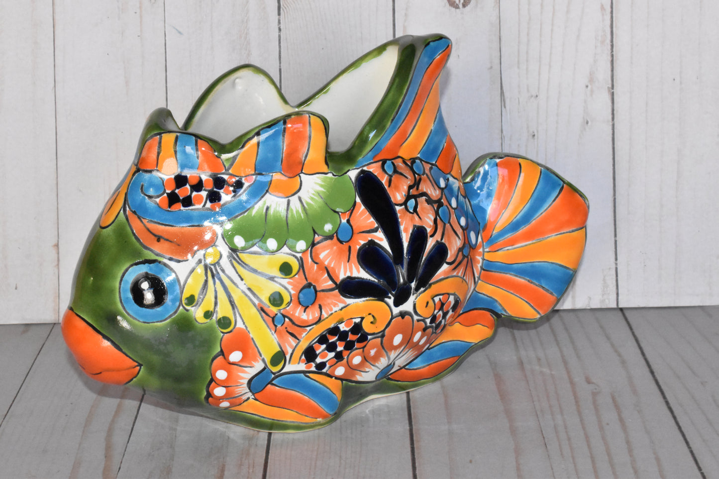 Small Fish Talavera Planters