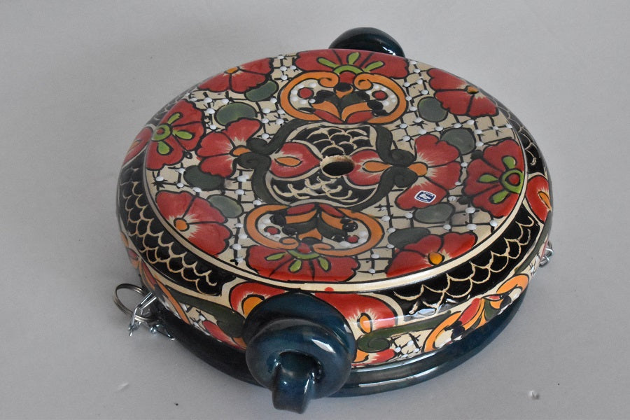 Hanging Talavera Pots With Chains.