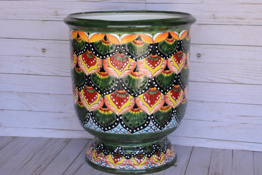 TALL 17.25"TALAVERA PLANTER CUPS