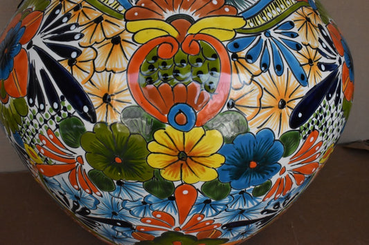 Extra Large Talavera Michoacanas Pots 20.5" H