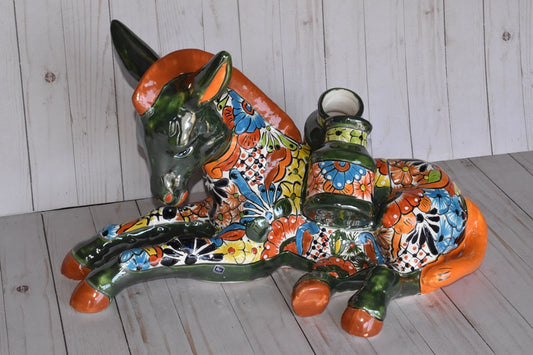 Talavera Sitting Donkeys