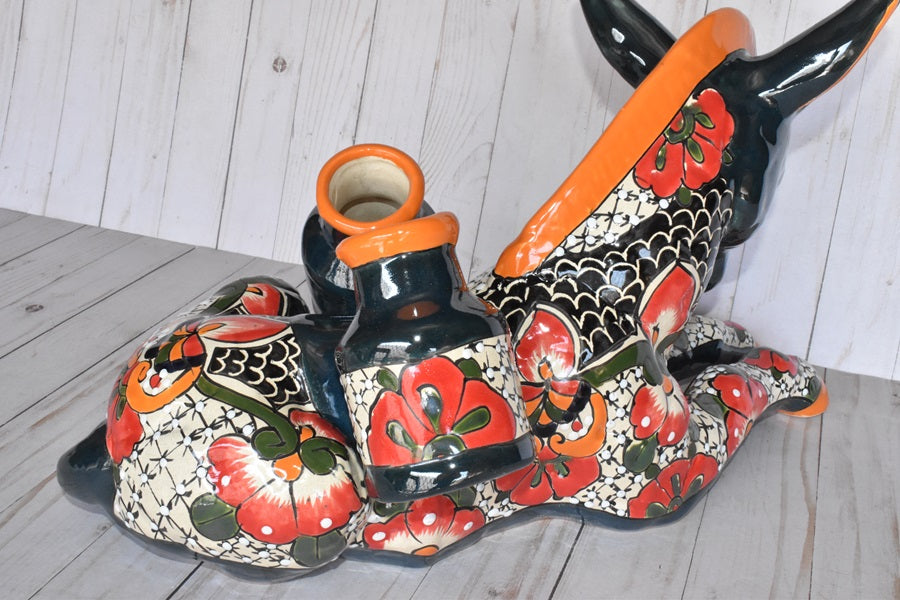 Talavera Sitting Donkeys