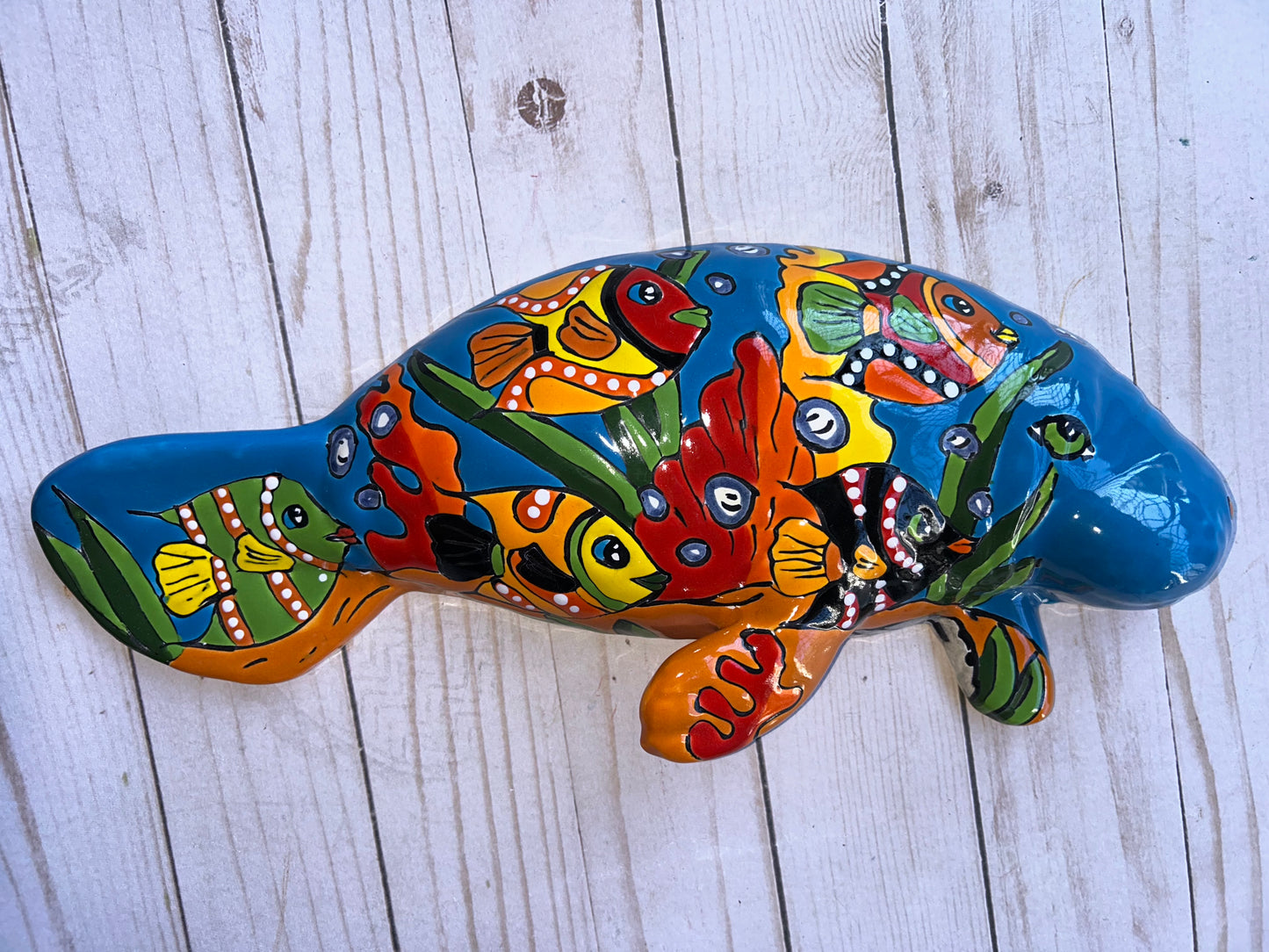 Hanging Talavera Manatees