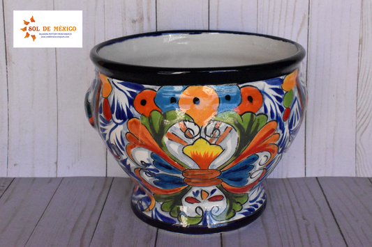 Short Pot Syle Cup in Colorful Spring Allegra Handcrafted