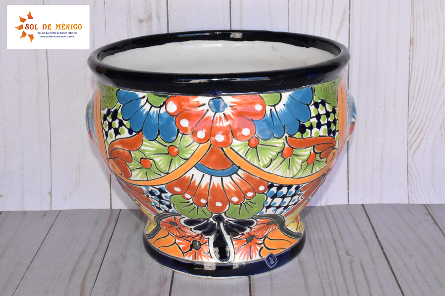 Short Talavera Cups Handmade in Mexico Puebla