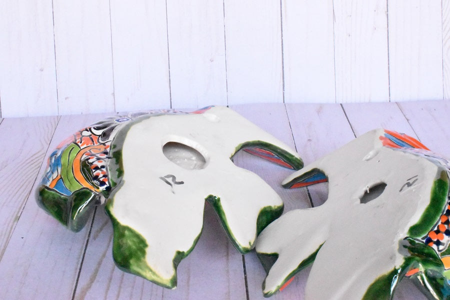 Angelfish- Handcrafted Talavera Ceramic in Classic Puebla Design