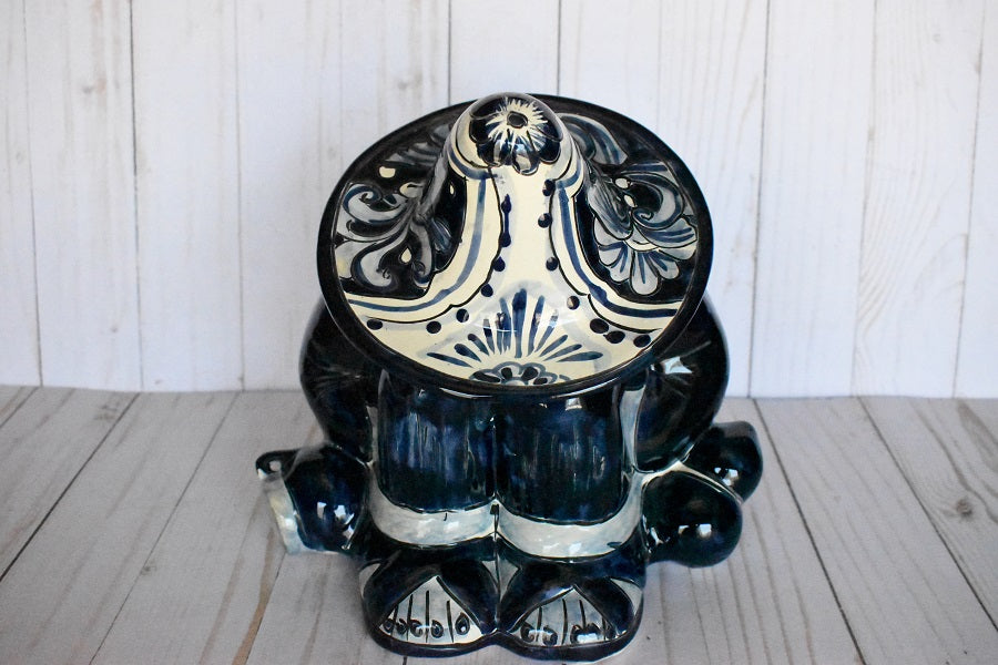 Man sleeping Rustic Blue&White Talavera