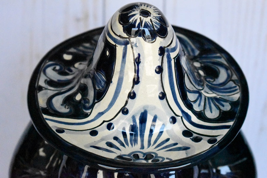 Man sleeping Rustic Blue&White Talavera