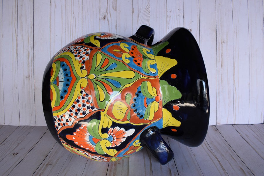 Flowerplanter With Handles Clasicc Talavera