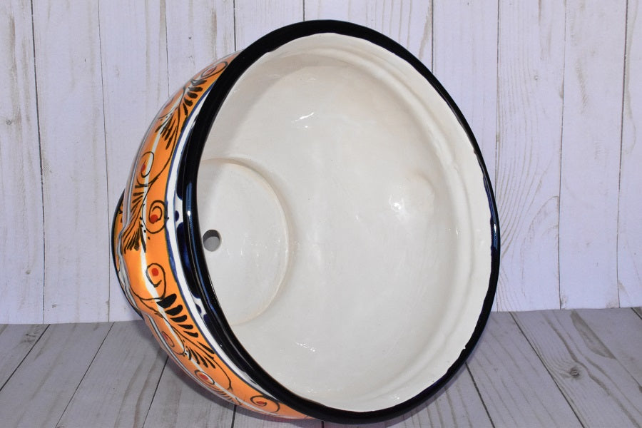 Short Talavera Cups Handmade in Mexico Jardin de Flores