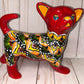 Standing Chihuahuas 7.5" Height figurine Talavera Ceramic Dog