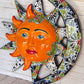 Handcrafted Talavera Sun & Moon Wall Art – Colorful Mexican Ceramic Wall Décor – 19.5” Diameter