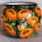 Round Handcrafted Talavera Flower Planters MD and LG size available.
